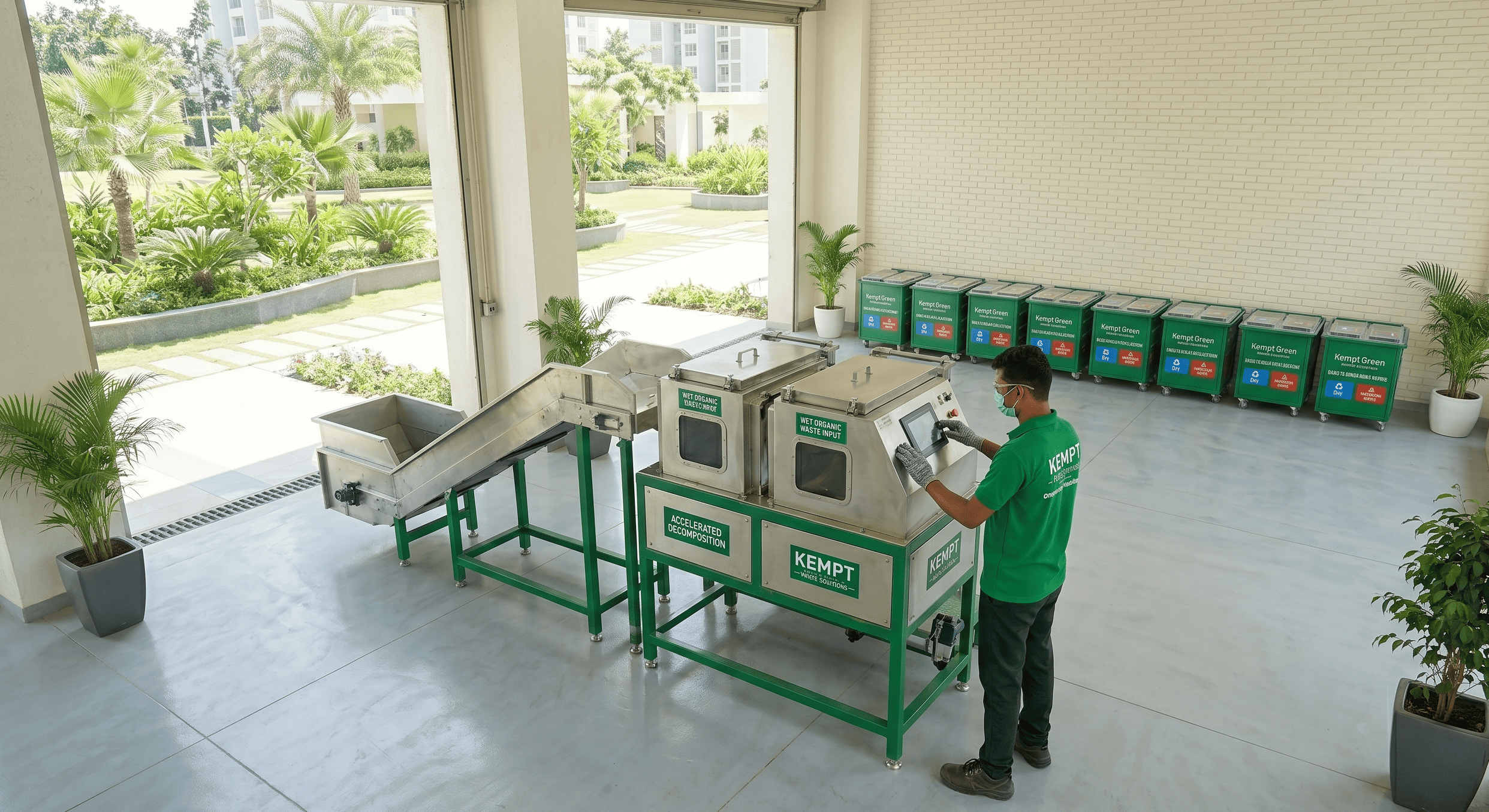 Kempt India Ecosolutions - On-site Composting Management Image 2