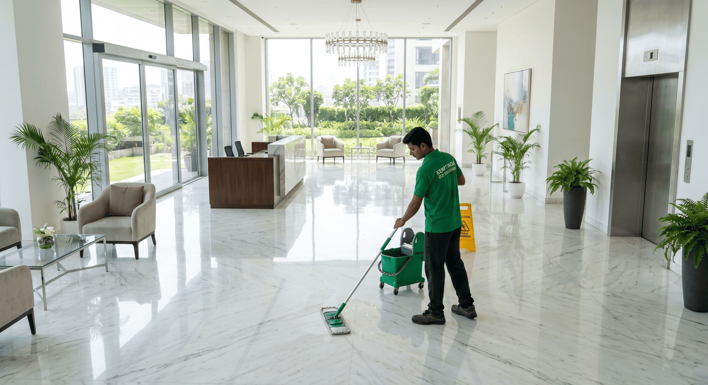 Kempt India Ecosolutions - Daily Sweeping & Mopping Image 1