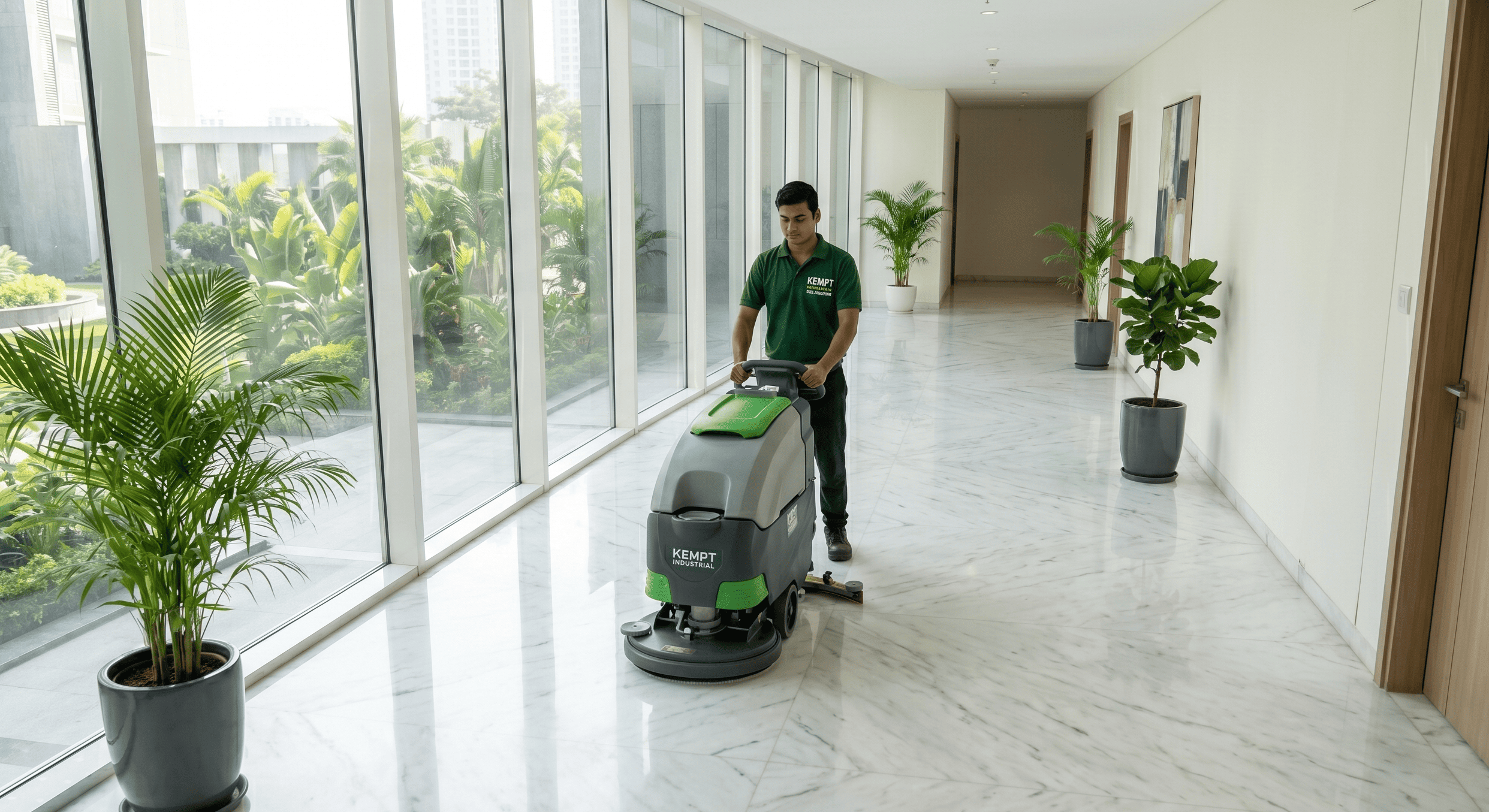 Kempt India Ecosolutions - Weekly Vacuuming & Floor Washing Image 2